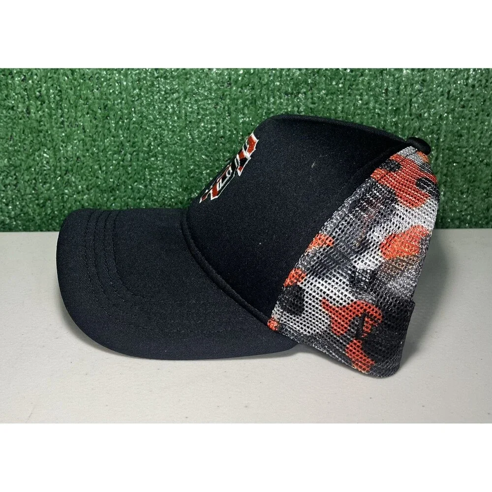 San Francisco Giants Hat MLB New Era Black Camo Snapback Trucker Cap Womens OSFM